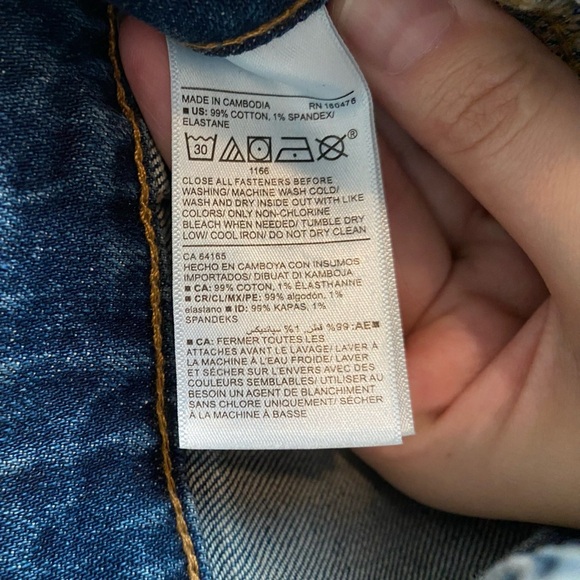 NWOT - Old Navy Highwaisted Utility Pocket Jean Mini Skirt - Size 12 - Picture 4 of 5